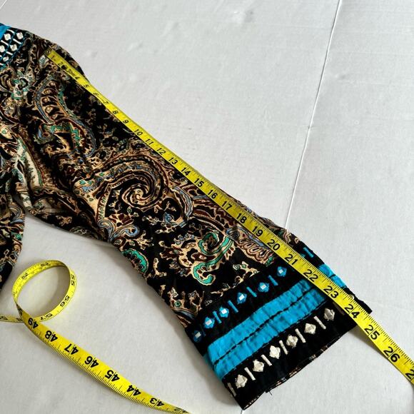 Soft Surroundings Audrey Embroidered Paisley Tunic Top - Picture 14 of 14